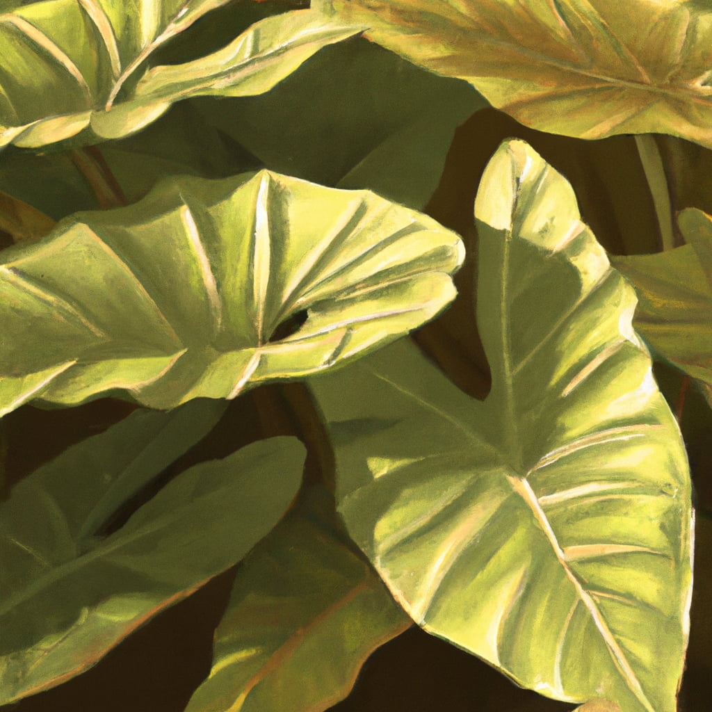 elephant ears yellowing leaves The Green Thumb Chronicles