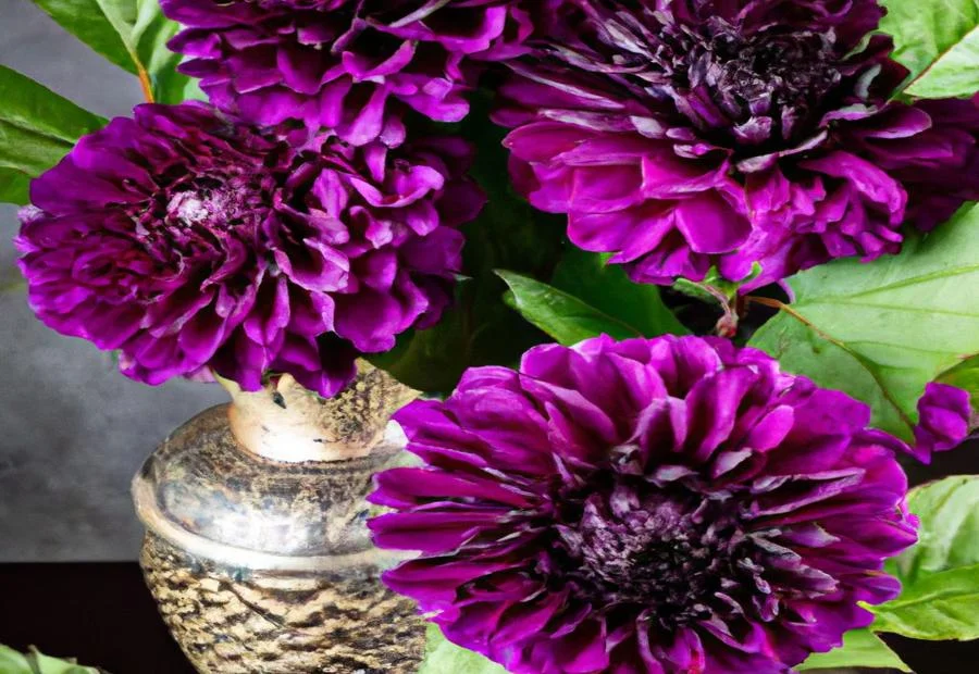 Importance of dahlias as cut flowers 