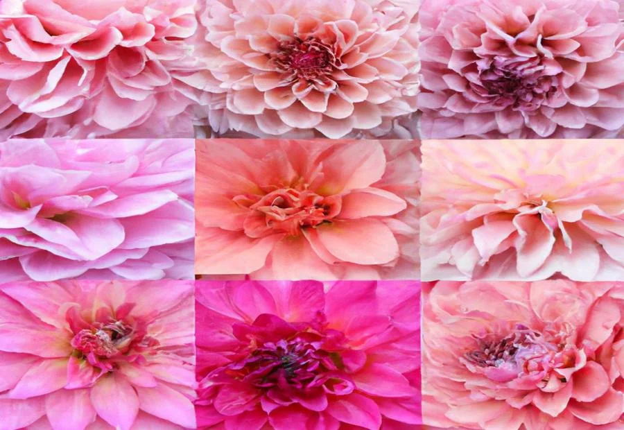 Collectively Exhaustive Categories of Pink Dahlia Varieties