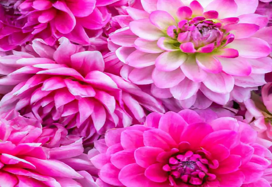 Mutually Exclusive Categories of Pink Dahlia Varieties 