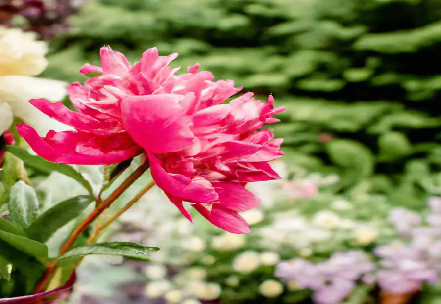 Caring for peonies 