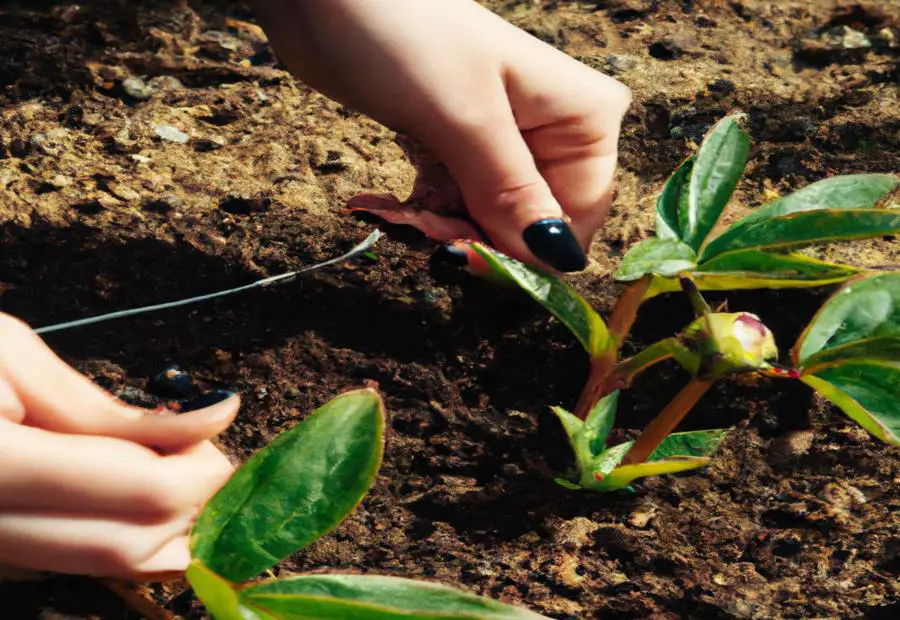 Dividing and propagating peonies 