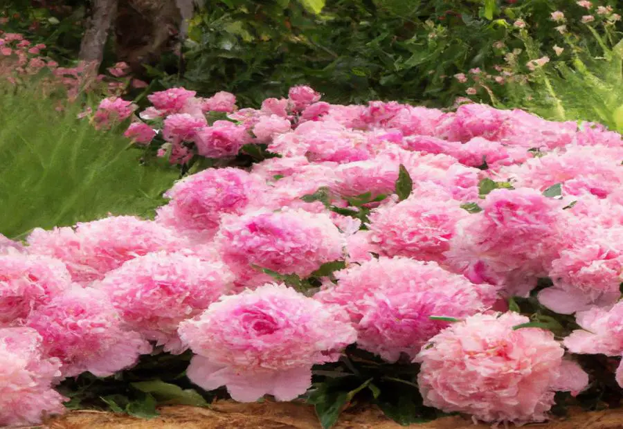 Unique pink peony varieties 