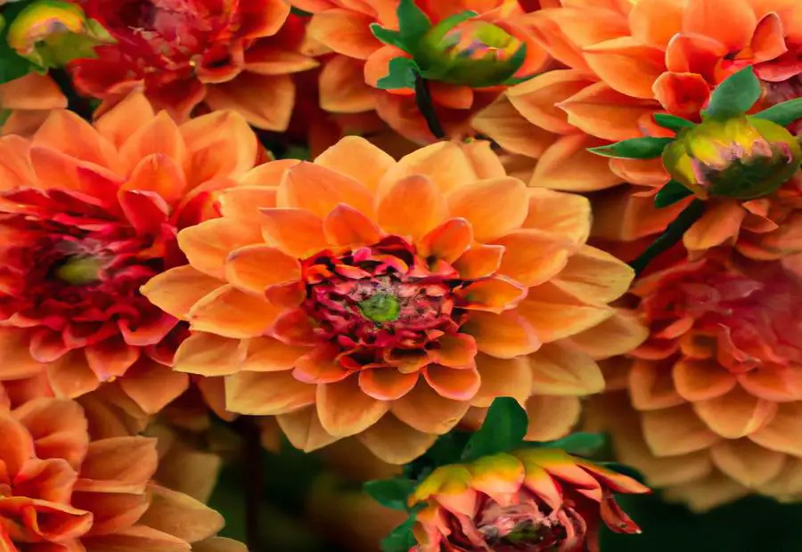 Growing and Caring for Orange Dahlia Flowers 