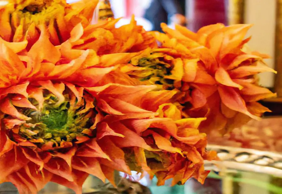 Utilizing Orange Dahlia Flowers in Garden Decor and Indoor Arrangements 