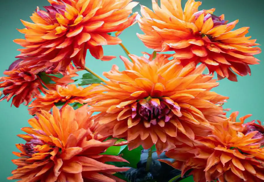 Unique Varieties of Orange Dahlia Flowers 