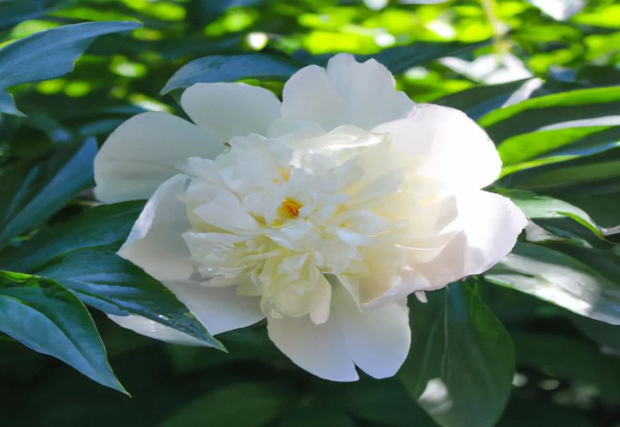 Pure White White Peony Varieties 