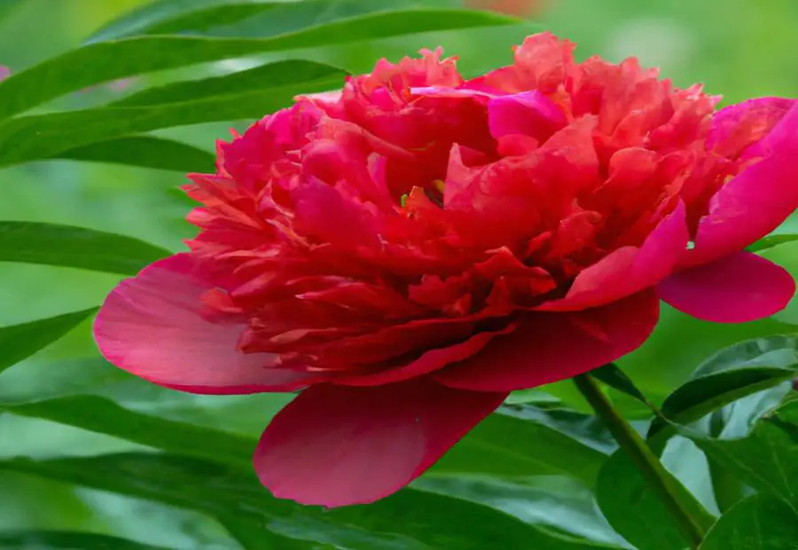 Comparison of Fernleaf Peony with Other Peony Varieties 