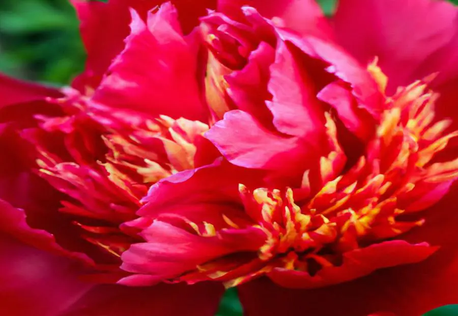 Characteristics of Flame Peony 