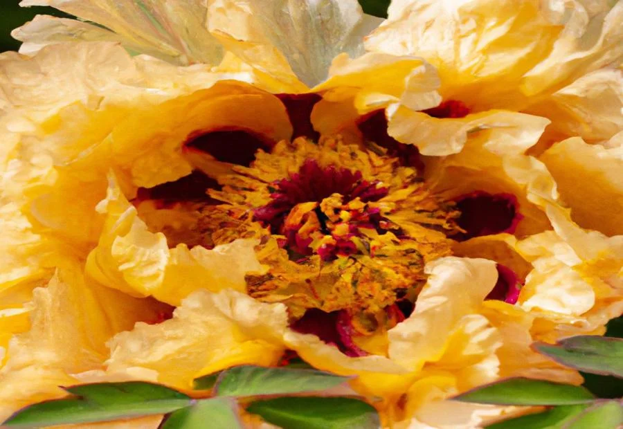 Other yellow herbaceous peonies