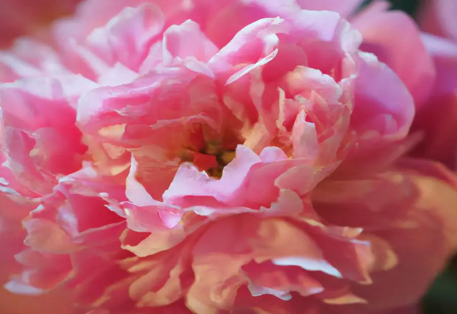 Description of the peony plant 