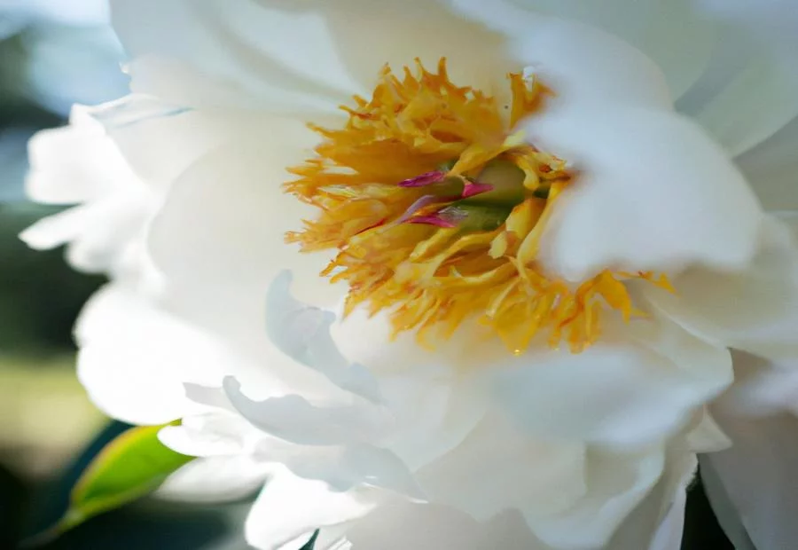 Characteristics and Blooming of Miss America Peony