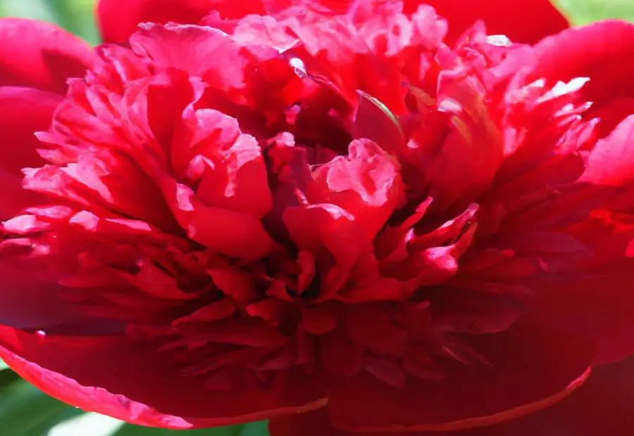 Red Grace Peony in Floral Design 