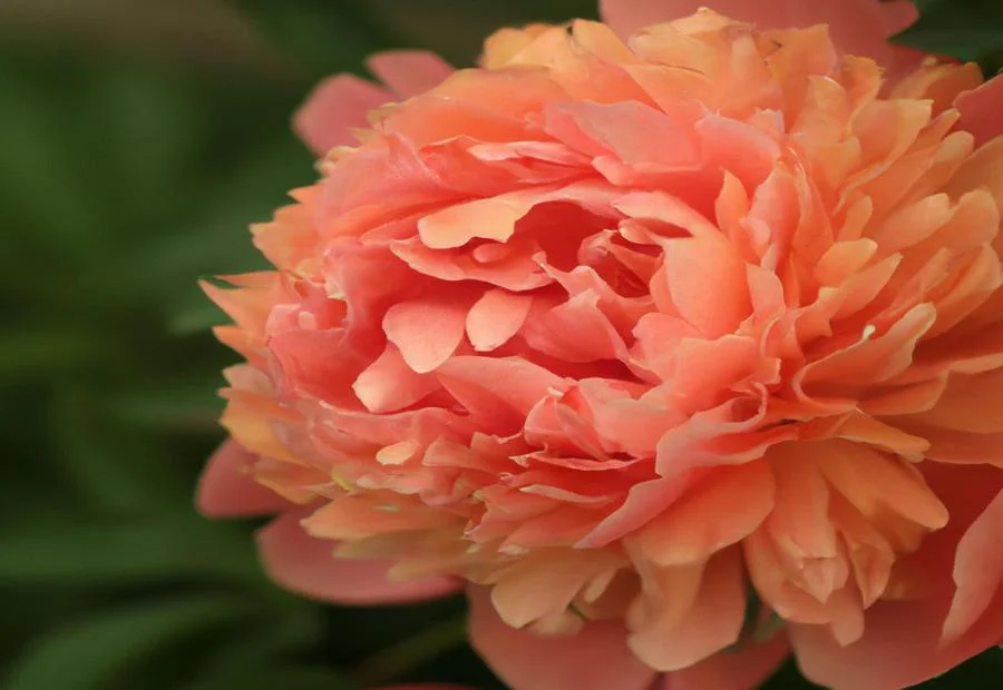 Description of the Salmon Dream Peony 