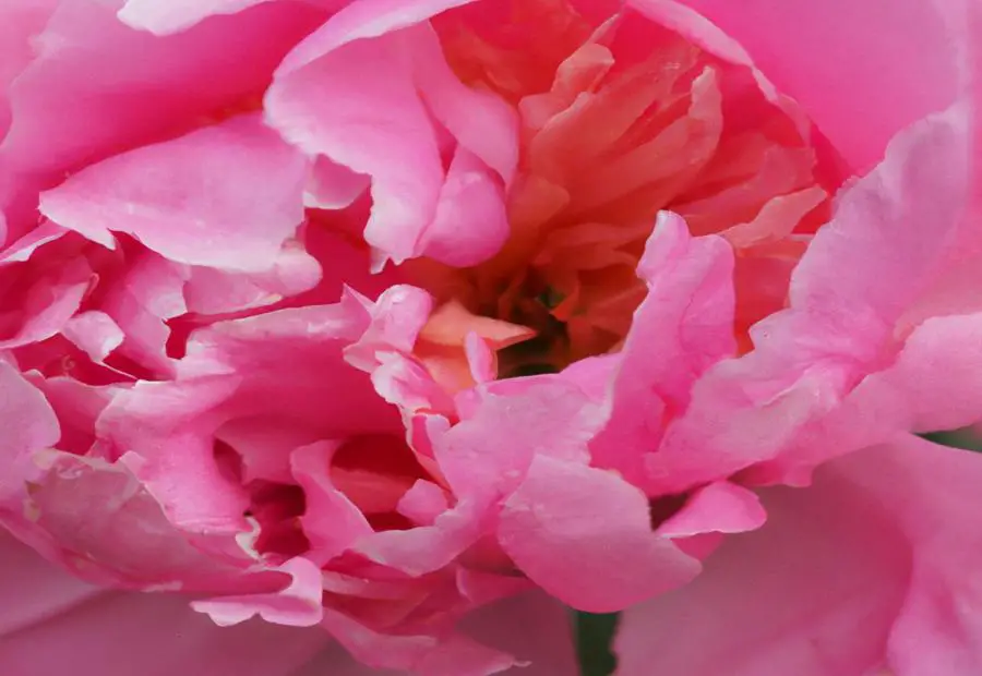 Overview of Strawberry Blush Peony 