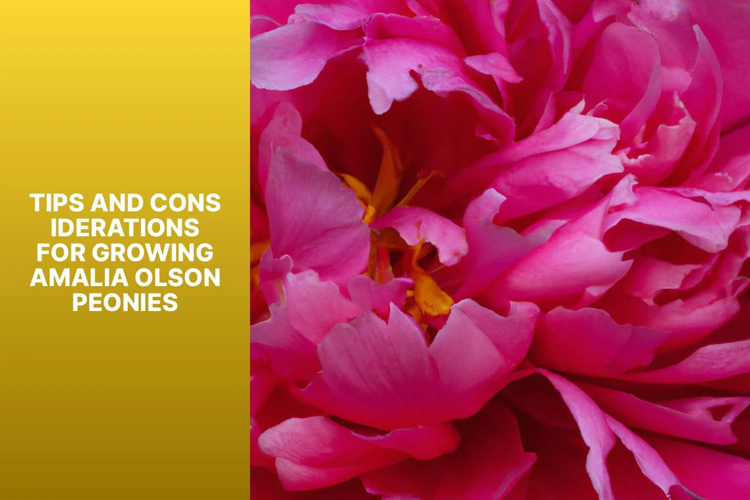 Tips and Considerations for Growing Amalia Olson Peonies - Amalia Olson Peony 