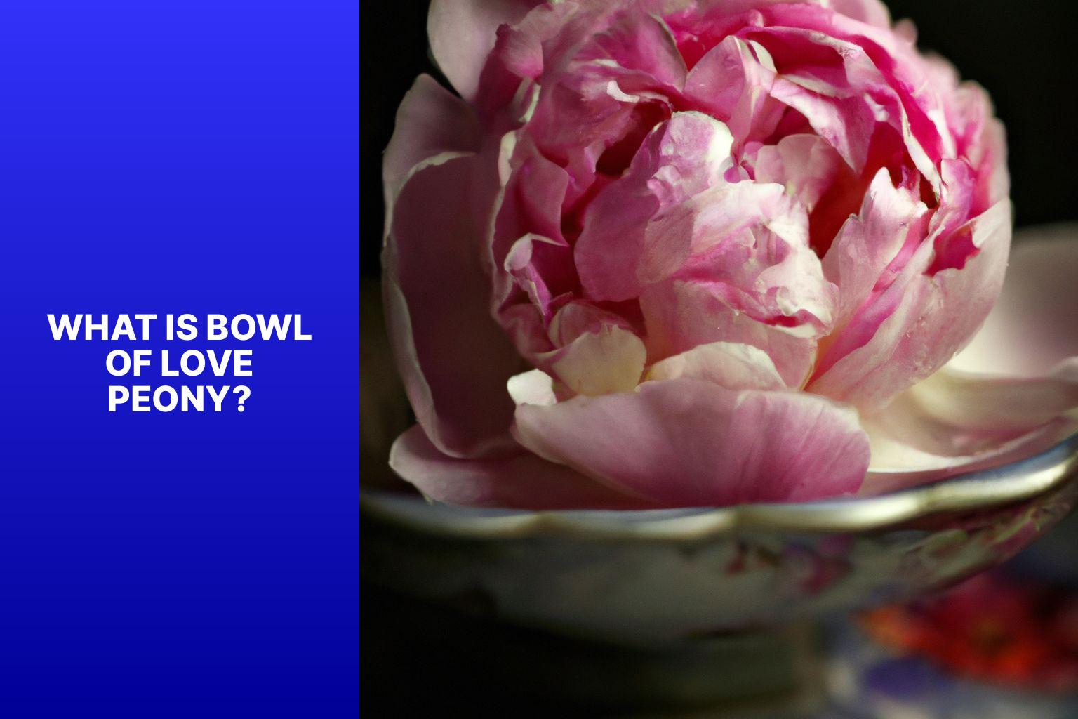 What is Bowl of Love Peony? - Bowl of Love Peony 