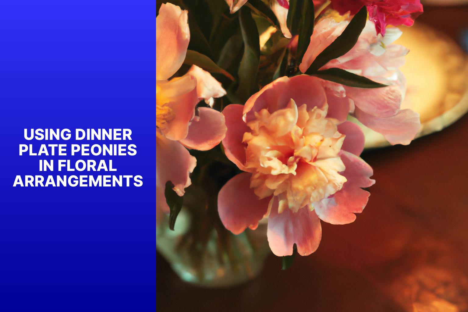 Using Dinner Plate Peonies in Floral Arrangements - Dinner Plate Peony 