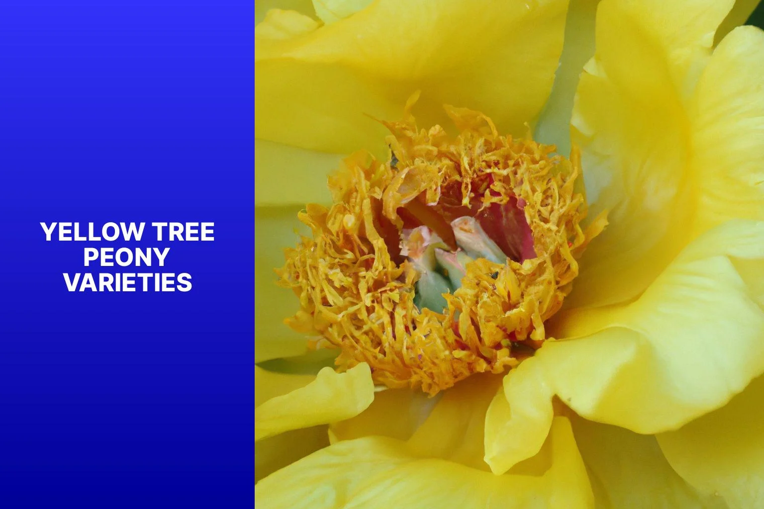 Yellow Tree Peony Varieties - Yellow Tree Peony 
