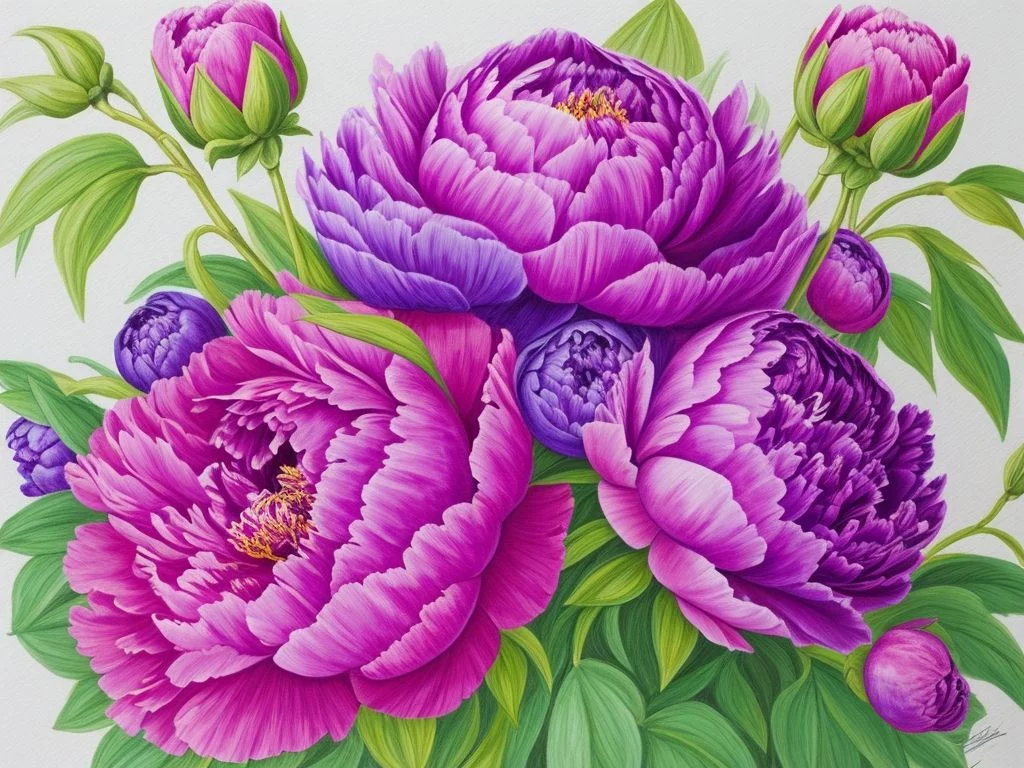 What Are Peonies? - Purple peonies peonies 