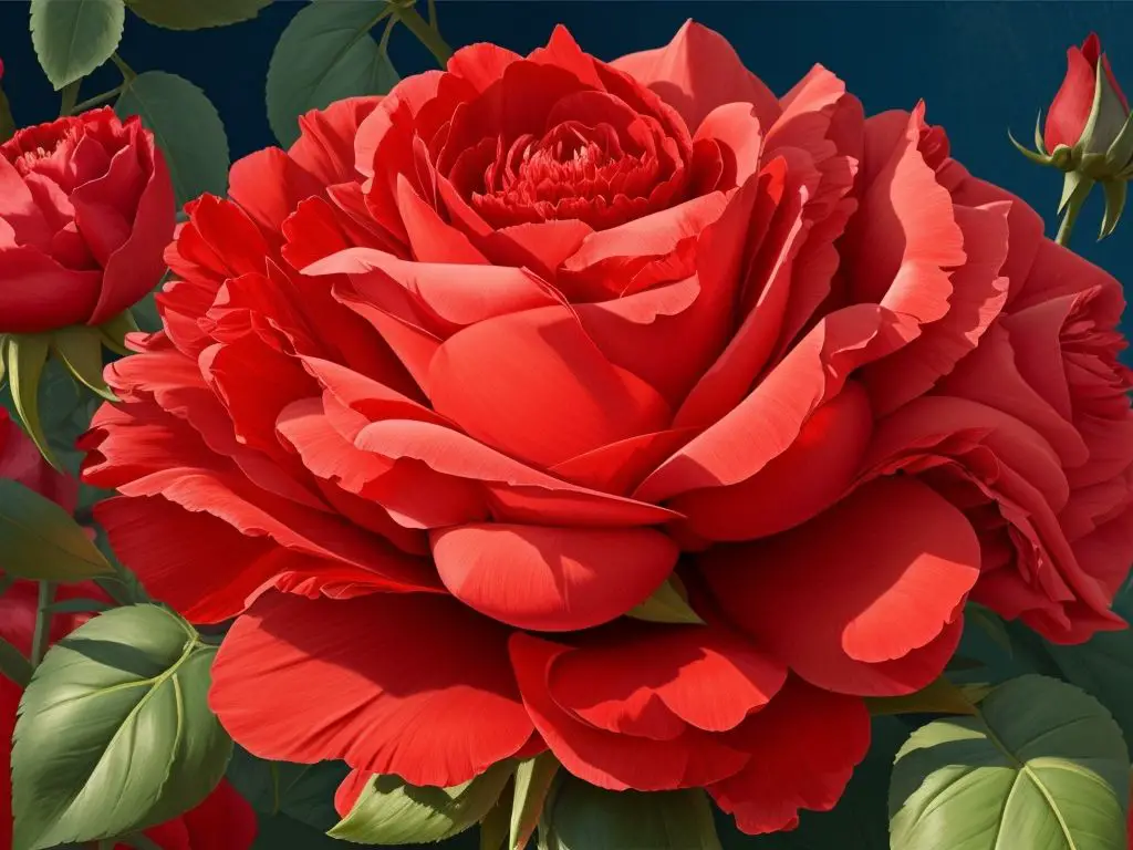Characteristics of Red Red Rose Peony - Red Red Rose Peony 